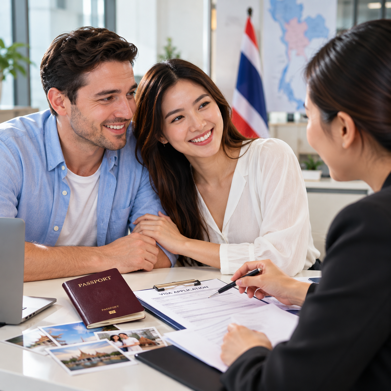 บริการรับทำวีซ่าแต่งงานกับคนไทย Marriage Visa